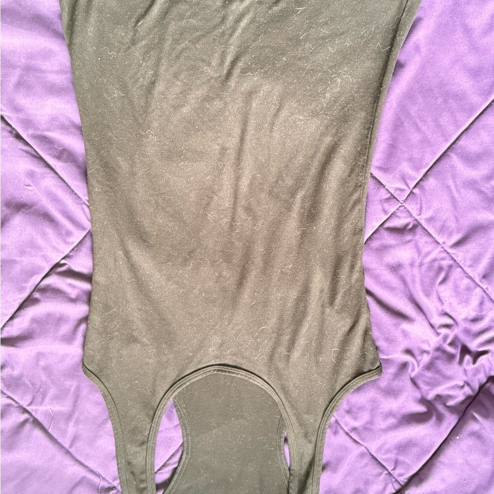Ardene Black Muscle Tee Top